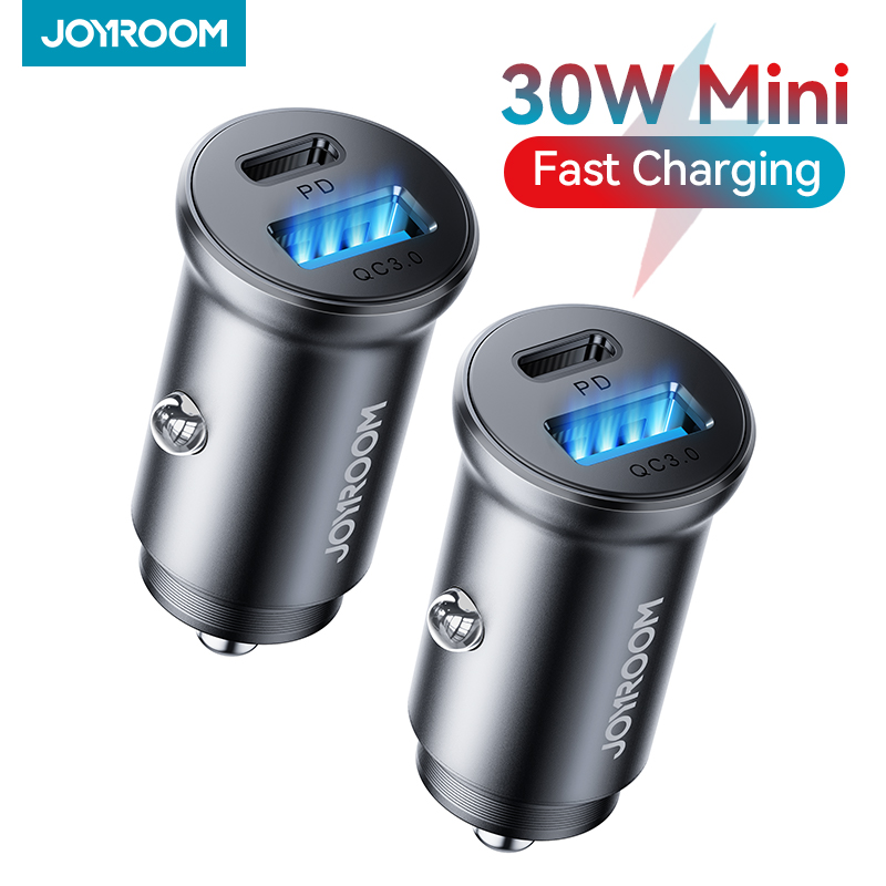 Phone Accessories Android - Joyroom 30W Car Charger PD QC3.0