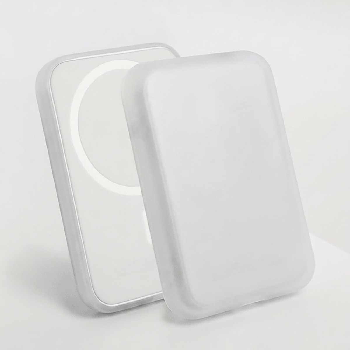Phone Accessories For Boys - 1Pcs Transparent White TPU Charging Case