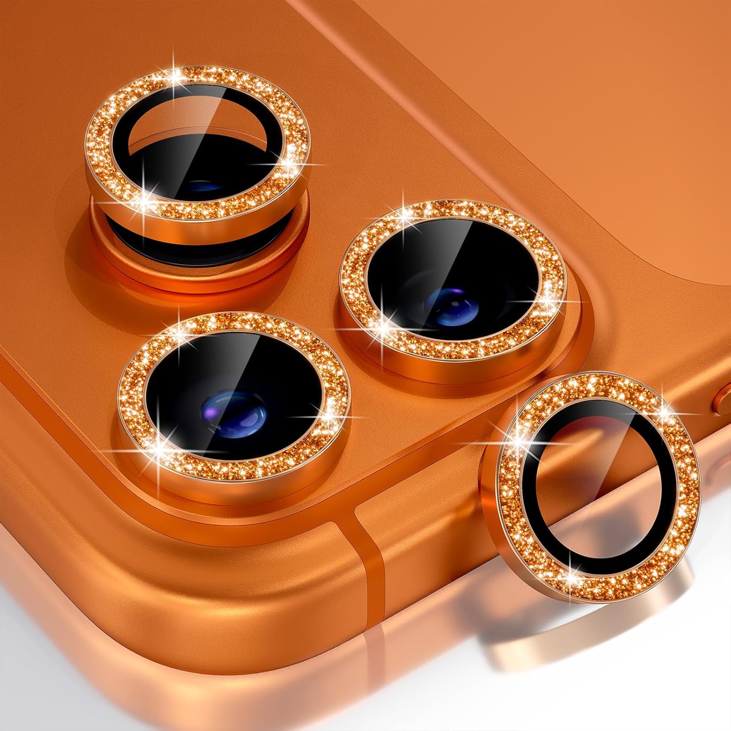 Glitter Orange Camera Lens Pro - Phone Accessories For Photography ulasan dan harga