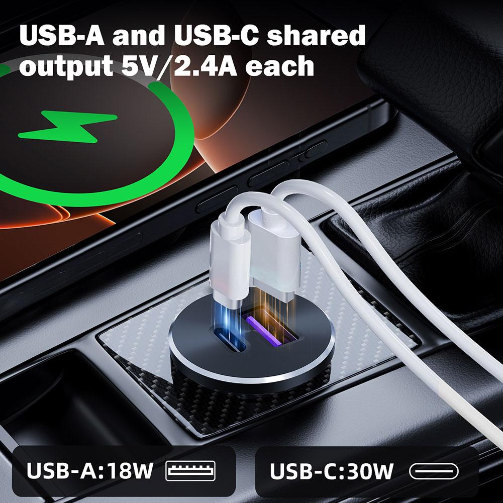 Mini Car Charger Dual Fast Cha - Phone Accessories Charger ulasan dan harga