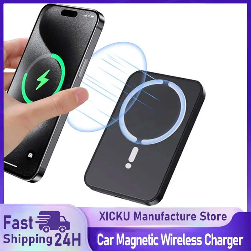 Magnetic Car Wireless Charger  - Phone Accessories For Boys ulasan dan harga
