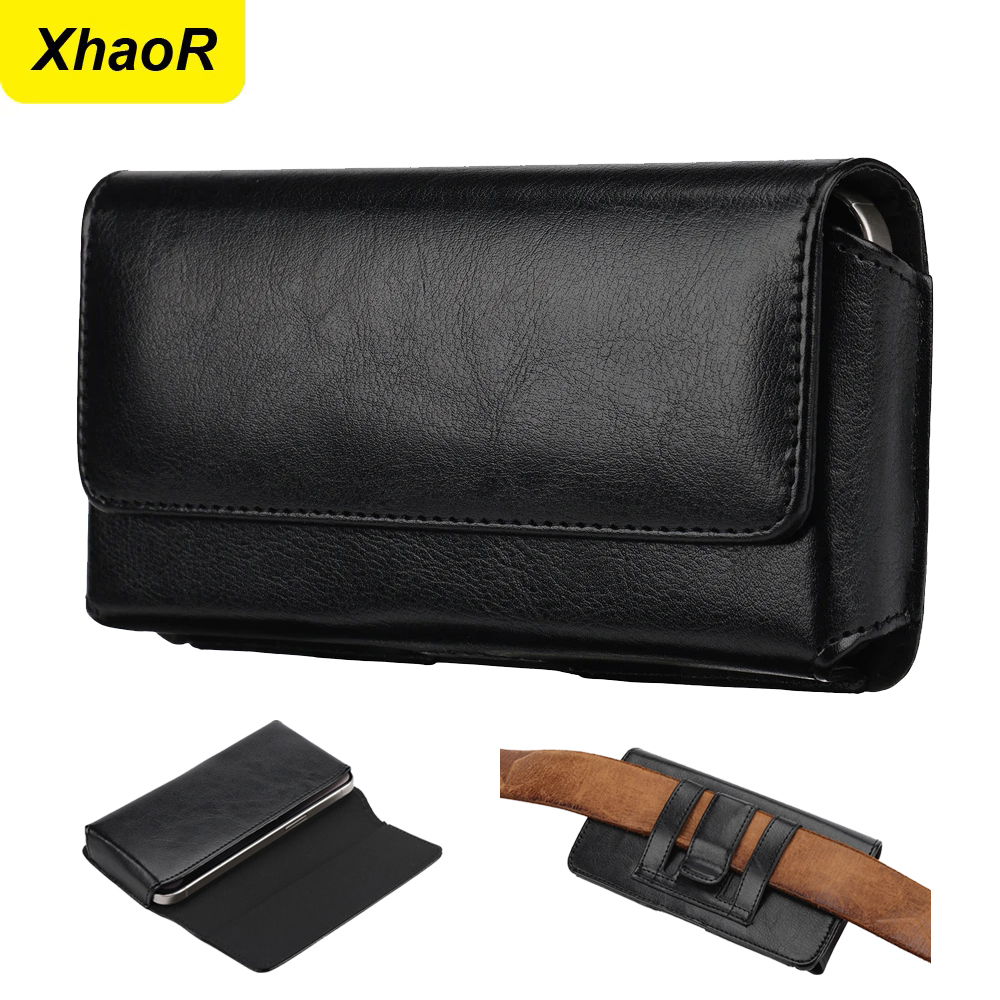 Universal Leather Belt Clip Ba - Phone Accessories Pouch ulasan dan harga