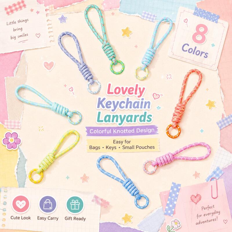 2~5pcs Colorful Braided Keycha - Phone Accessories For Men ulasan dan harga