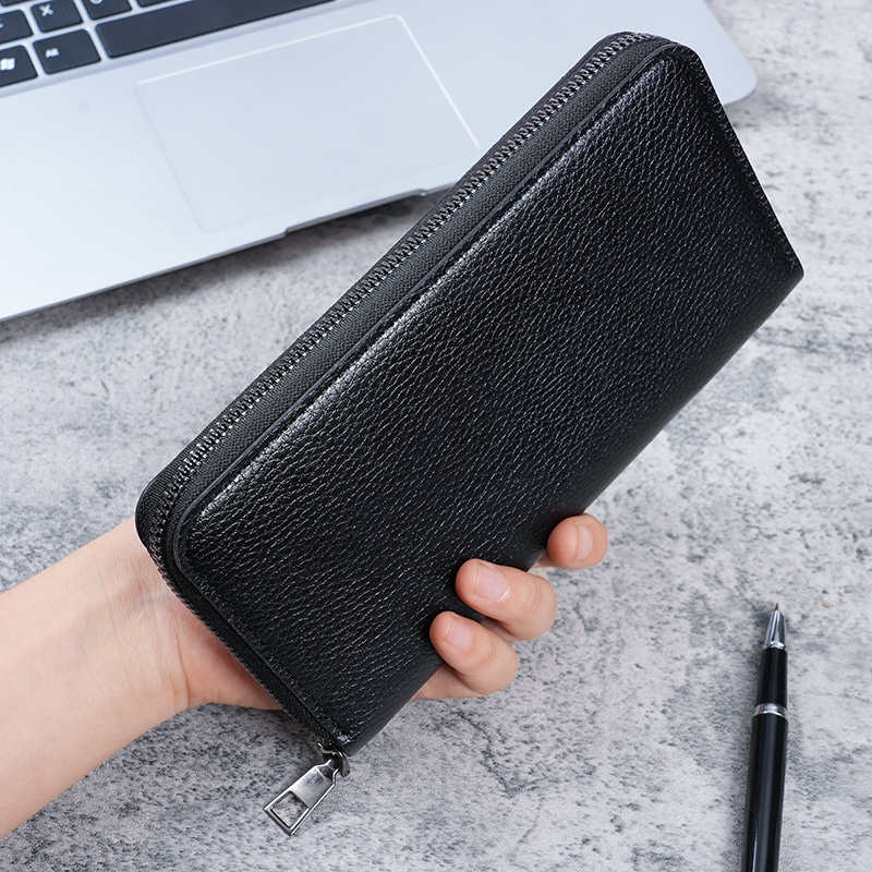 Long men's zipper wallet large - Phone Accessories For Men ulasan dan harga