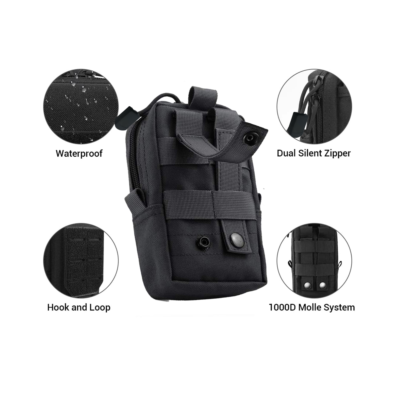 Tactical Molle Pouch Waist Bag - Phone Accessories For Men ulasan dan harga