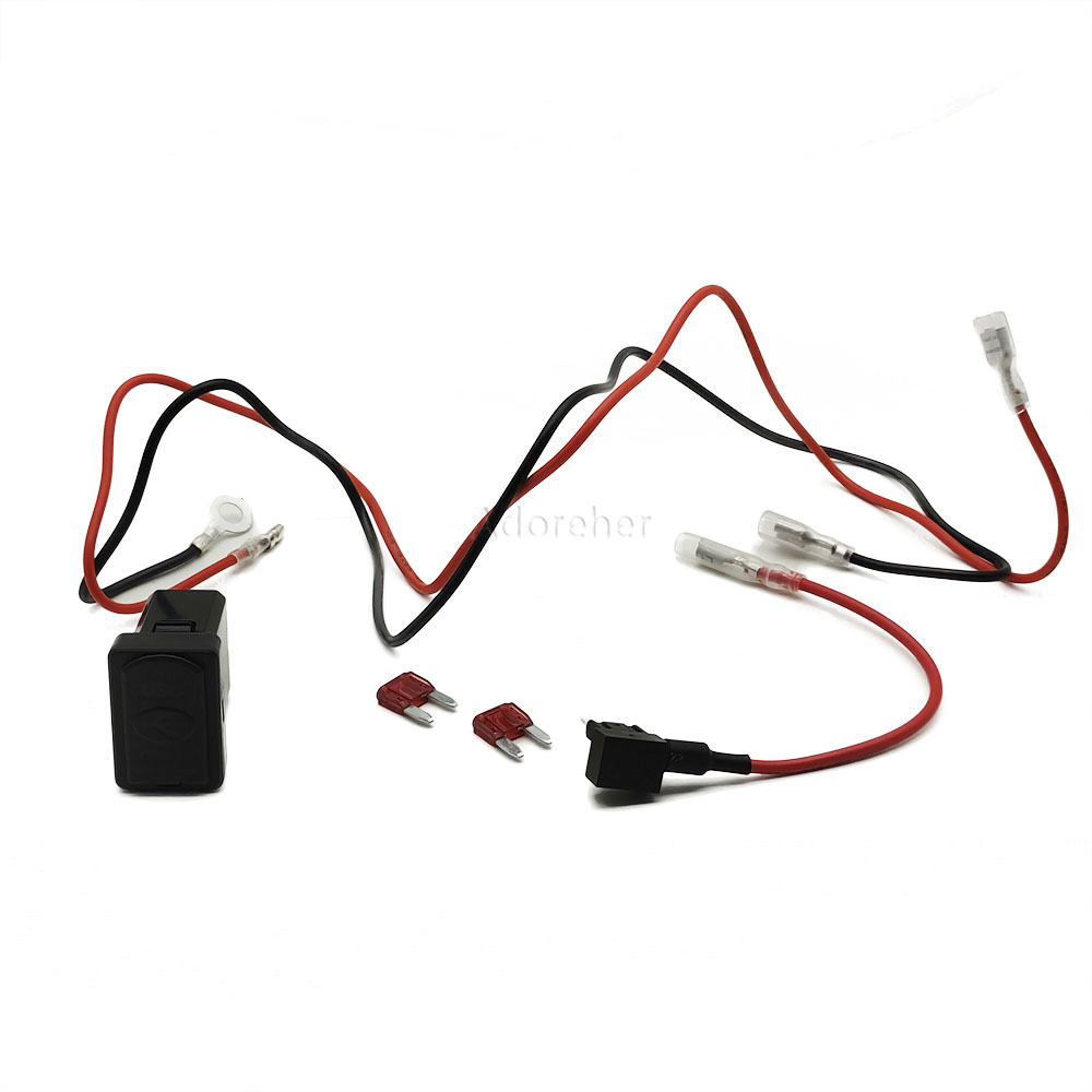 1PC Red LED Car Charger Dual Q - Phone Accessories Charger ulasan dan harga