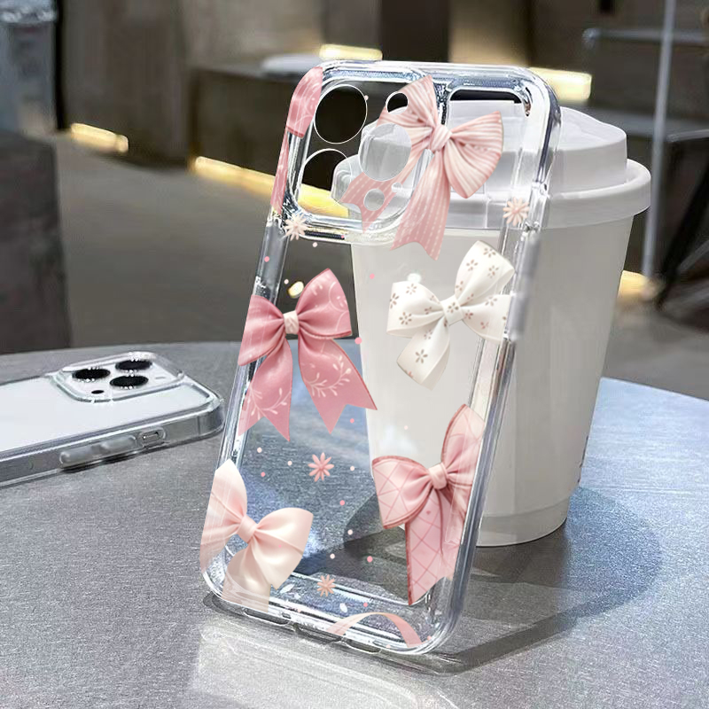 Pink Bow Design Phone Case For - Phone Case Clear ulasan dan harga