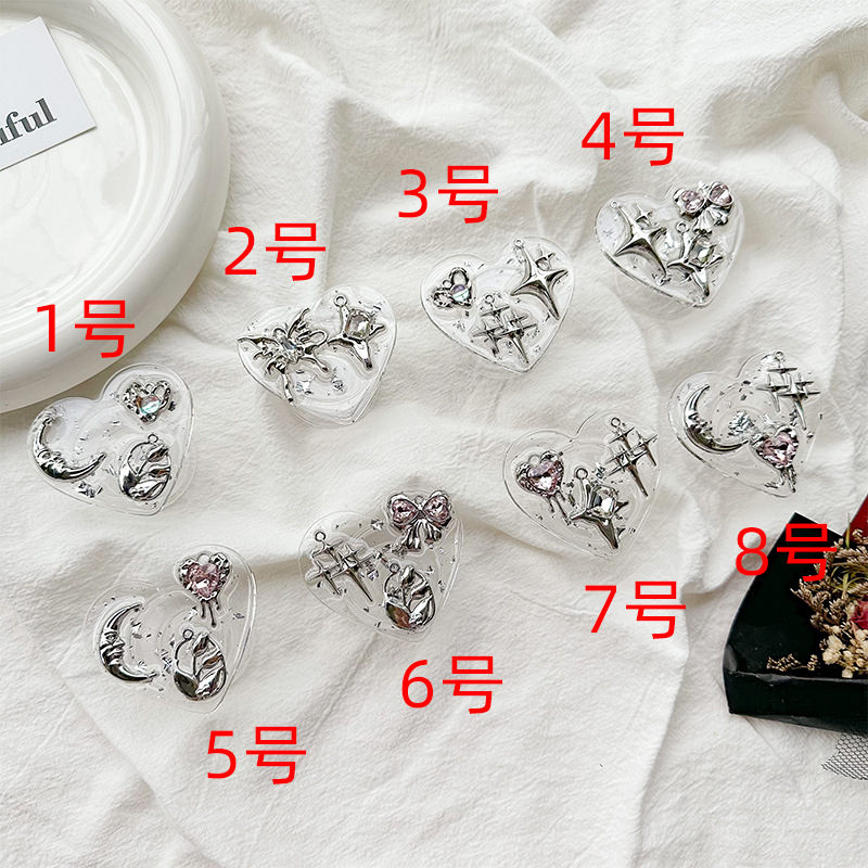 Clear Heart Phone Grip Holder  - Phone Accessories Items ulasan dan harga