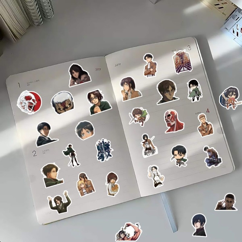 60Pcs Attack on Titan Anime St - Phone Accessories Pouch ulasan dan harga
