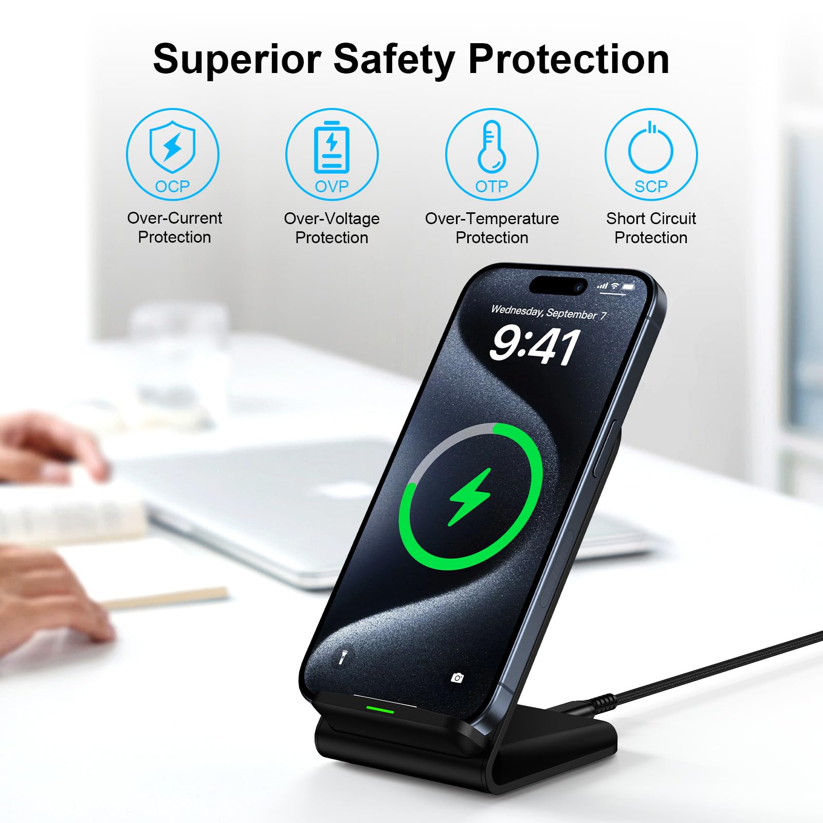 15W Wireless Charger Phone Hol - Phone Accessories Android ulasan dan harga