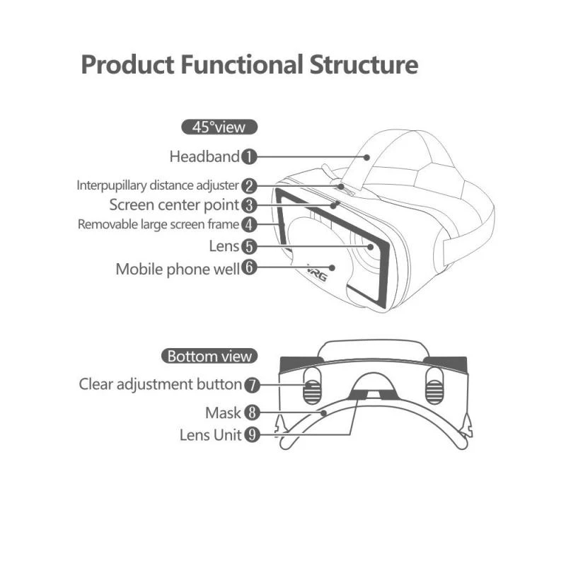 VRG Pro Virtual Reality VR Gla - Phone Accessories Android ulasan dan harga