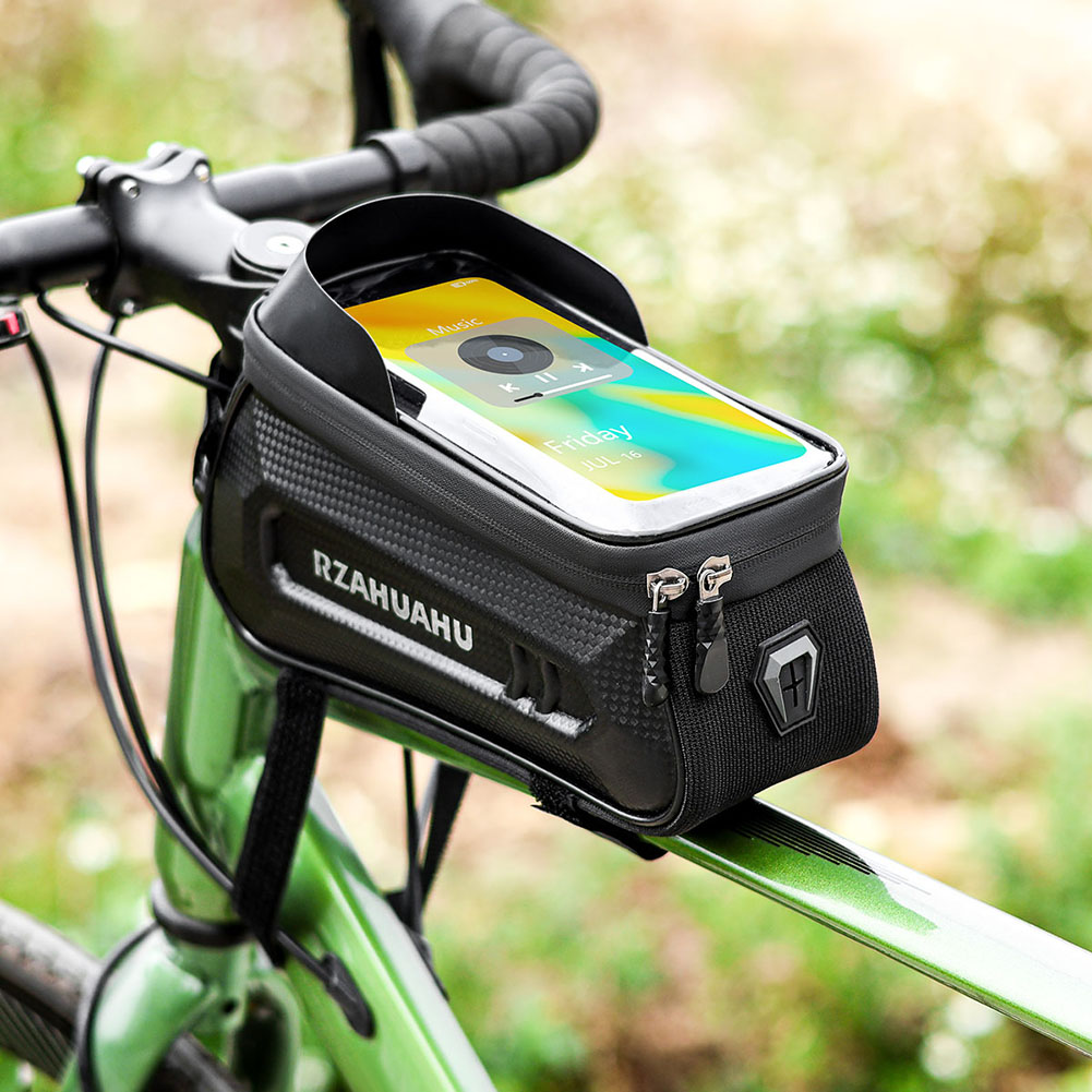 Bicycle Phone Front Frame Bag  - Phone Accessories Pouch ulasan dan harga