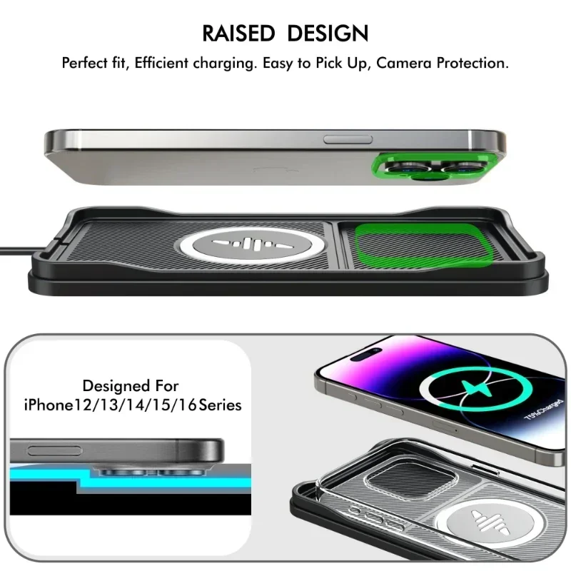 Car Wireless Charger Pad Base  - Phone Accessories For Boys ulasan dan harga