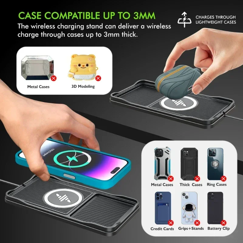 Car Wireless Charger Pad Base  - Phone Accessories For Boys ulasan dan harga