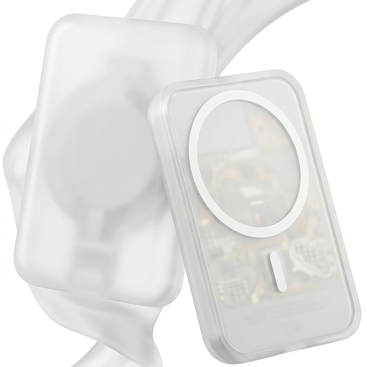 1Pcs  Transparent White TPU Ch - Phone Accessories For Boys ulasan dan harga