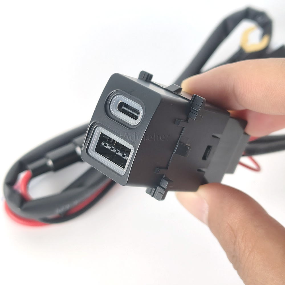 Modified Car USB QC3.0 Type-C  - Phone Accessories Charger ulasan dan harga