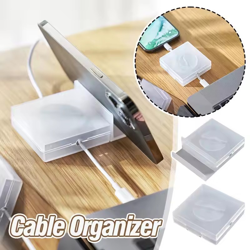 Portable Transparent Cable Org - Phone Accessories Charger ulasan dan harga