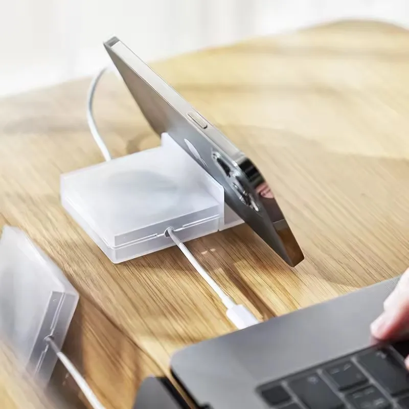 Portable Transparent Cable Org - Phone Accessories Charger ulasan dan harga